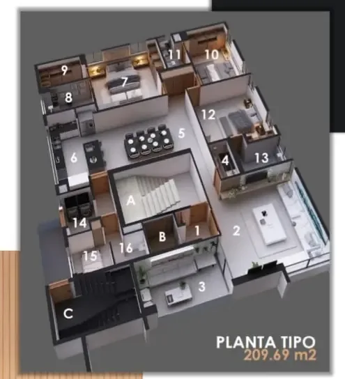 Apartamentos en construcción en Cerros de Gurabo, Santiago, foto 3